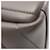 Sac à épaule en cuir gris Yves Saint Laurent Marron  - vue 5