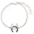 Bracciale con ciondolo Chanel Coco Mark Nero Argento