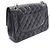Chanel Large Matelassé Classic Double Flap Schultertasche Schwarz - Ansicht 2
