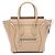 Céline Borsa a mano Celine Luggage Micro Shopper Beige