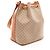 Céline Celine Macadam Schultertasche mit Kordelzug Braun Beige - Ansicht 2