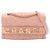 Borsa a spalla Chanel Matelassé Logo Rosa