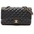 Borsa a tracolla Chanel Matelassé Double Flap Nero