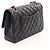 Borsa a tracolla Chanel Matelassé Double Flap Nero - vista 2