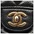 Borsa a tracolla Chanel Matelassé Double Flap Nero - vista 6