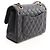 Borsa a tracolla Chanel Matelassé Double Flap Nero - vista 2
