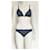 Conjunto de bikini Louis Vuitton Monogram Azul Azul oscuro - vista 7