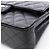 Borsa a tracolla Chanel Matelassé Double Flap Nero - vista 6