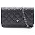 Borsa a tracolla Chanel Matelassé Nero