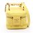 Borsa a tracolla Chanel Yellow Matelassé Giallo