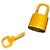 Louis Vuitton Lucchetto e Chiave Logo Metal medium D'oro - vista 2