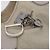 Borsa a mano Christian Dior Trotter Canvas Ivory Silver Auth 195788V Argento Crudo - vista 9