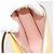 LOUIS VUITTON Monogram Vernis Motto Pouch Marshmallow Pink M91312 LV Auth 196217 - vista 21
