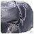 Borsa a tracolla CHANEL Chain Camelia tweed Black Silver CC Auth 196017M Nero Argento - vista 18
