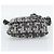 Borsa a tracolla CHANEL Chain Camelia tweed Black Silver CC Auth 196017M Nero Argento - vista 5