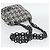 Borsa a tracolla CHANEL Chain Camelia tweed Black Silver CC Auth 196017M Nero Argento - vista 7