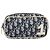 Pouch Christian Dior Trotter PVC Blu Argento Auth 194482 - vista 13