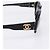 Occhiali da sole CHANEL Plastica Nero Dorato CC Auth BA15021 - vista 4