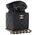 CHANEL Matelasse Chain Shoulder Pouch Lamb Skin Black Gold Tone CC Auth 196469M Nero