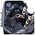 CHANEL Matelasse Chain Shoulder Pouch Lamb Skin Black Gold Tone CC Auth 196469M Nero - vista 20
