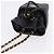 CHANEL Matelasse Chain Shoulder Pouch Lamb Skin Black Gold Tone CC Auth 196469M Nero - vista 6