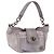 Borsa a Tracolla BURBERRY Pelle Grigia Tono Oro Auth 195354A Marrone