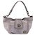Borsa a Tracolla BURBERRY Pelle Grigia Tono Oro Auth 195354A Marrone - vista 13