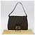 FENDI Zucca Canvas Mamma Baguette Shoulder Bag Brown Black Auth 196441V - view 12