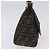 FENDI Zucca Canvas Mamma Baguette Shoulder Bag Brown Black Auth 196441V - view 3