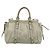Borsa a mano Miu Miu in pelle 2way Beige Silver Auth bs36777V Argento - vista 13