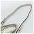Borsa a mano Miu Miu in pelle 2way Beige Silver Auth bs36777V Argento - vista 14