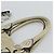Borsa a mano Miu Miu in pelle 2way Beige Silver Auth bs36777V Argento - vista 8