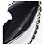 Borsa a tracolla con catena CHANEL V stitch in pelle d'agnello nera e oro CC Auth 195911V Nero D'oro - vista 26