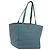 PRADA Tote Bag aus Leder hellblau goldfarben Auth 195376V