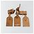 LOUIS VUITTON Etichetta per nome Powanie Set di 10 Pelle Powanie Beige LV Auth 191945 - vista 4