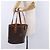 Céline Borsa a mano CELINE Macadam Canvas PVC Leather Brown Gold Auth 195700 Marrone D'oro - vista 26