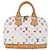 Borsa a mano LOUIS VUITTON Monogram Multicolor Alma White M92647 LV Auth ka5645V Bianco - vista 2