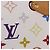 Borsa a mano LOUIS VUITTON Monogram Multicolor Alma White M92647 LV Auth ka5645V Bianco - vista 3