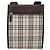 Borsa a tracolla BURBERRY Nova Check Canvas Beige Silver Auth 196121 Argento - vista 13