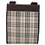 Borsa a tracolla BURBERRY Nova Check Canvas Beige Silver Auth 196121 Argento - vista 2