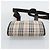Borsa a tracolla BURBERRY Nova Check Canvas Beige Silver Auth 196121 Argento - vista 5