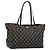 Borsa Tote GUCCI GG Supreme Nero Oro 631685 Auth ka5593M D'oro