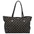 Borsa Tote GUCCI GG Supreme Nero Oro 631685 Auth ka5593M D'oro - vista 2