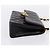 Borsa CHANEL Mini Matelasse 17 con catena in pelle d'agnello nera e oro CC Auth 196466SAV Nero D'oro - vista 4