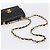 Borsa CHANEL Mini Matelasse 17 con catena in pelle d'agnello nera e oro CC Auth 196466SAV Nero D'oro - vista 7