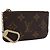 LOUIS VUITTON Monogram Pochette Cles Coin Purse M60033 LV Auth 180958 Monograma