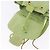 Zaino Salvatore Ferragamo Gancini in camoscio verde e oro Auth 193783A D'oro - vista 10