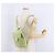 Zaino Salvatore Ferragamo Gancini in camoscio verde e oro Auth 193783A D'oro - vista 23