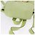 Zaino Salvatore Ferragamo Gancini in camoscio verde e oro Auth 193783A D'oro - vista 6