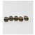 LOUIS VUITTON Set di 10 Lucchetti Lucchetto metallo Gold LV Auth 192565 D'oro - vista 7